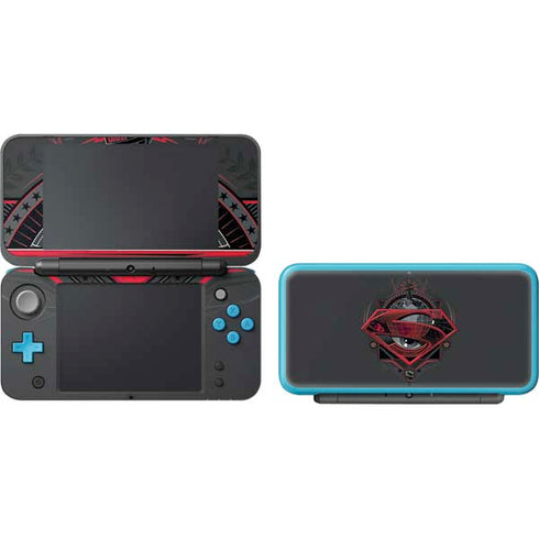DC Comics Superman Grey Eye Collage Nintendo 2DS XL (2017) Skin